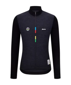 UCI WORLD CHAMPION - MAILLOT DE MANGA LARGA MONDO