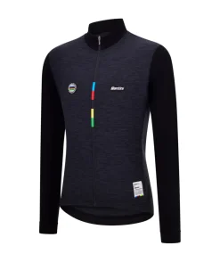 UCI WORLD CHAMPION - MAILLOT DE MANGA LARGA MONDO